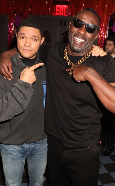 Trevor Noah, Idris Elba, 2019 MET Gala, After Party